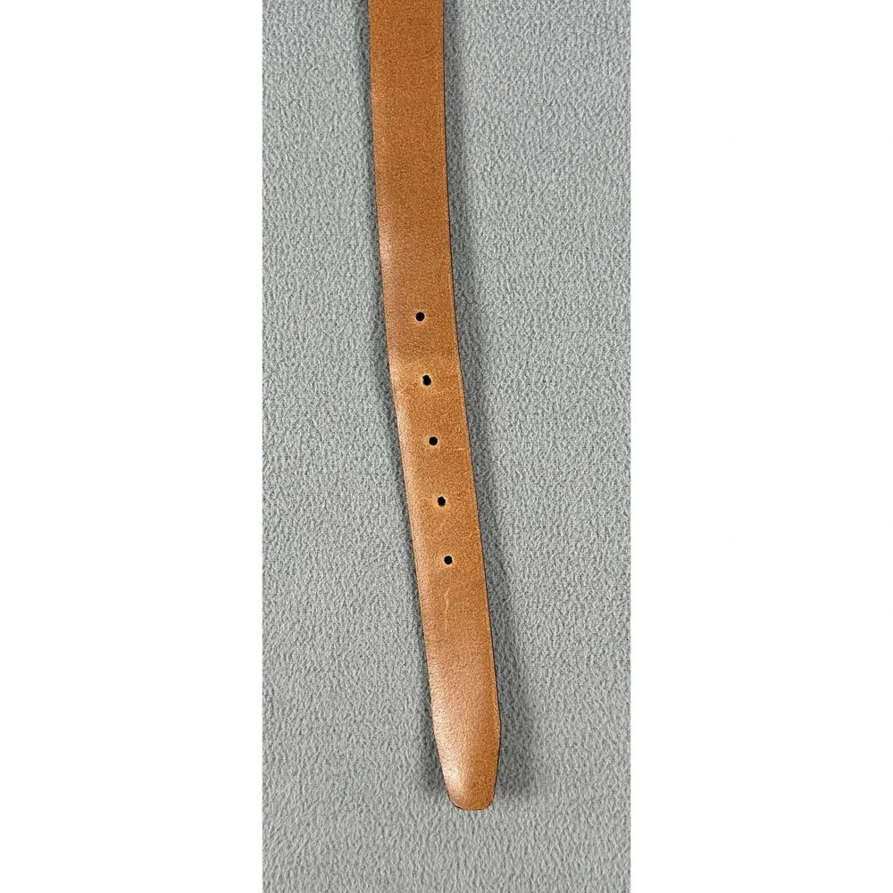 British Belt Company Belt Mens 40 Tan Brown Leather Hand Crafted England Luxury